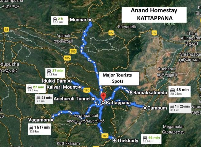 Anand Homestay Kattappana المظهر الخارجي الصورة